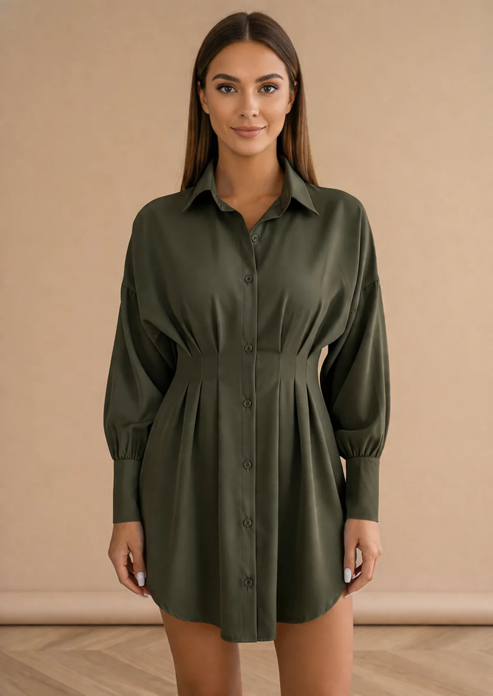 Abito Camicia Minimale Linea Pulita