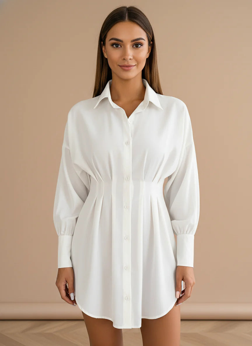 Abito Camicia Minimale Linea Pulita